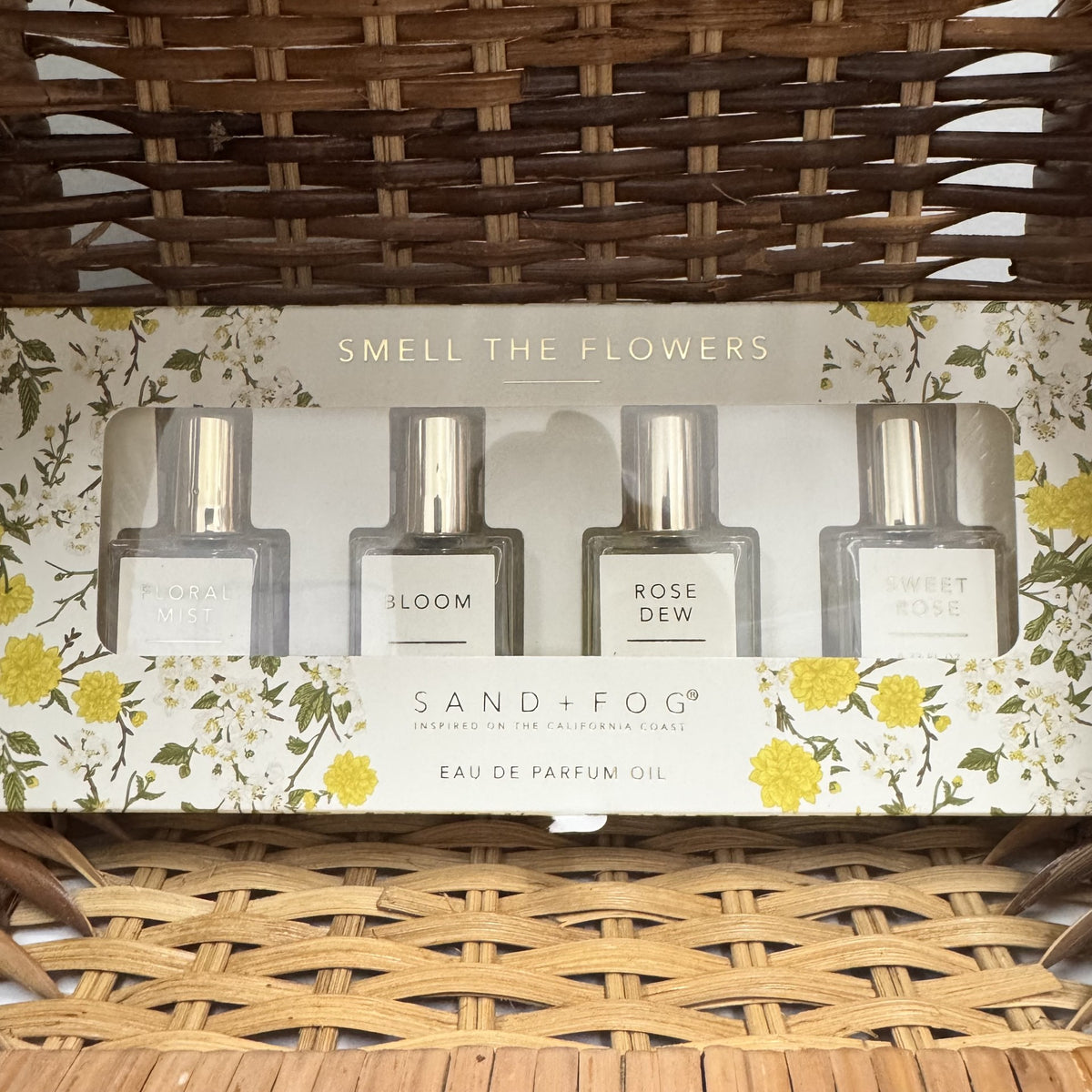 Sand + Fog Smell the Flowers Eau de Parfum Oil Discovery Set | 4-Piece Collection