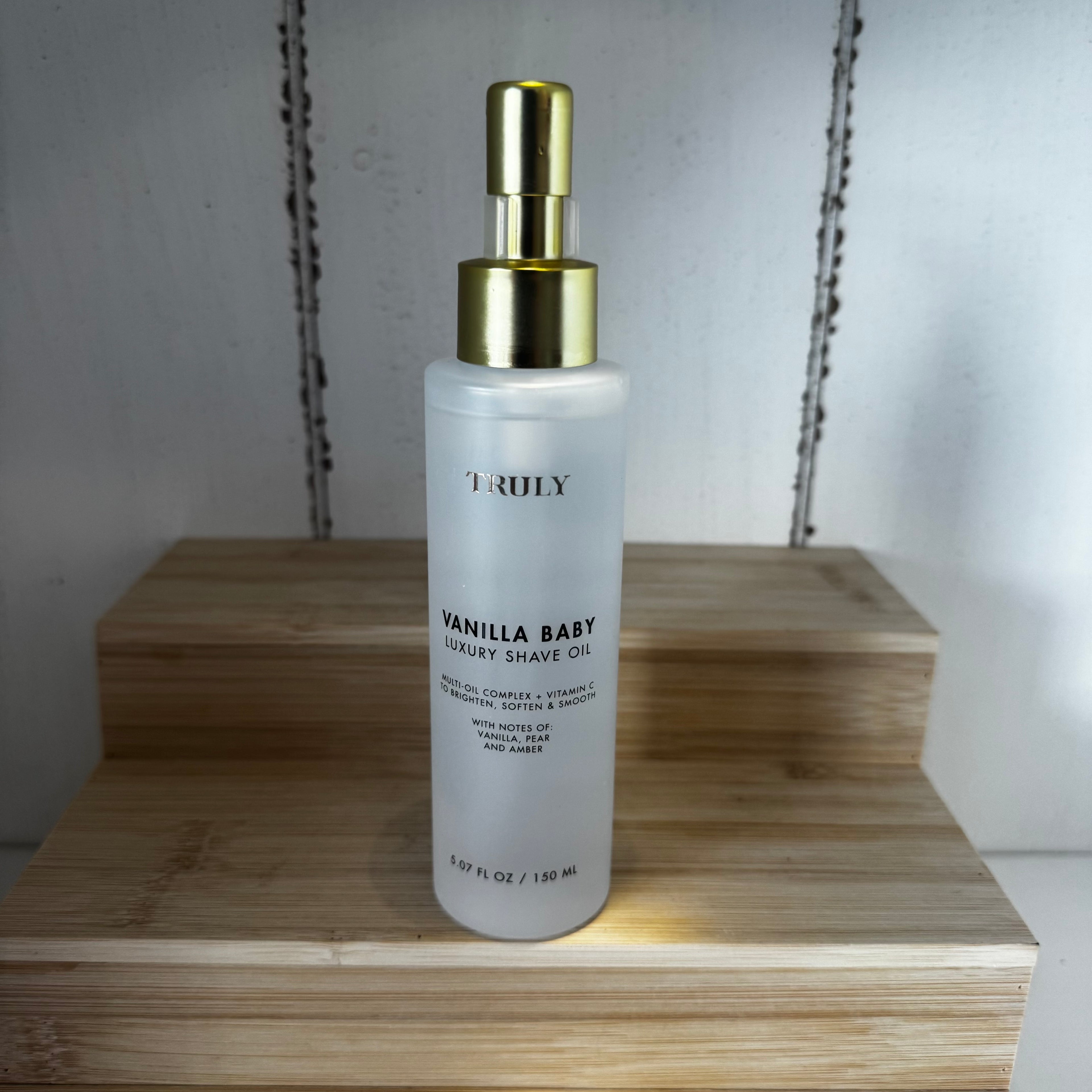Truly Vanilla Baby Luxury Shave Oil