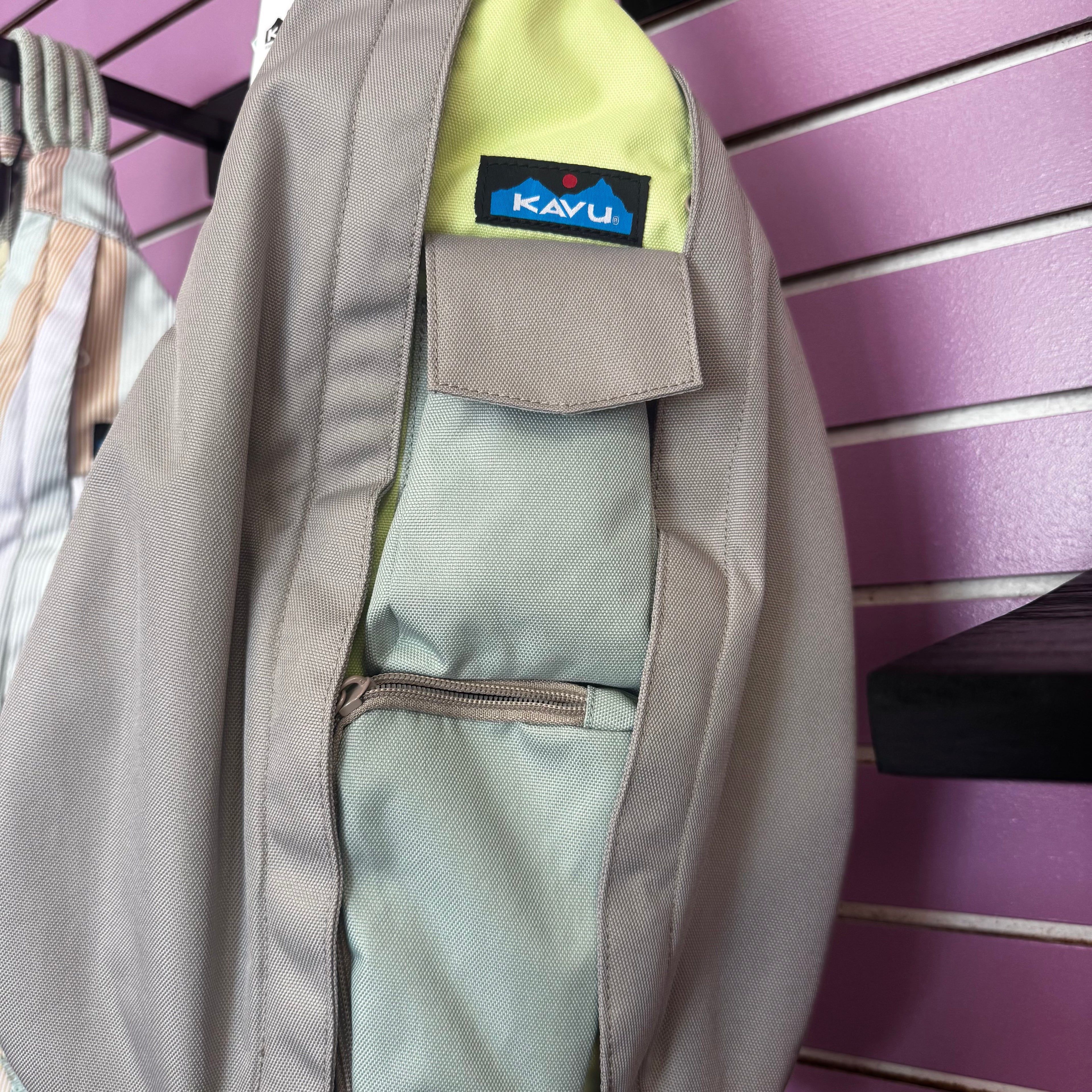 KAVU Rope Sling Bag (Khaki Sage)