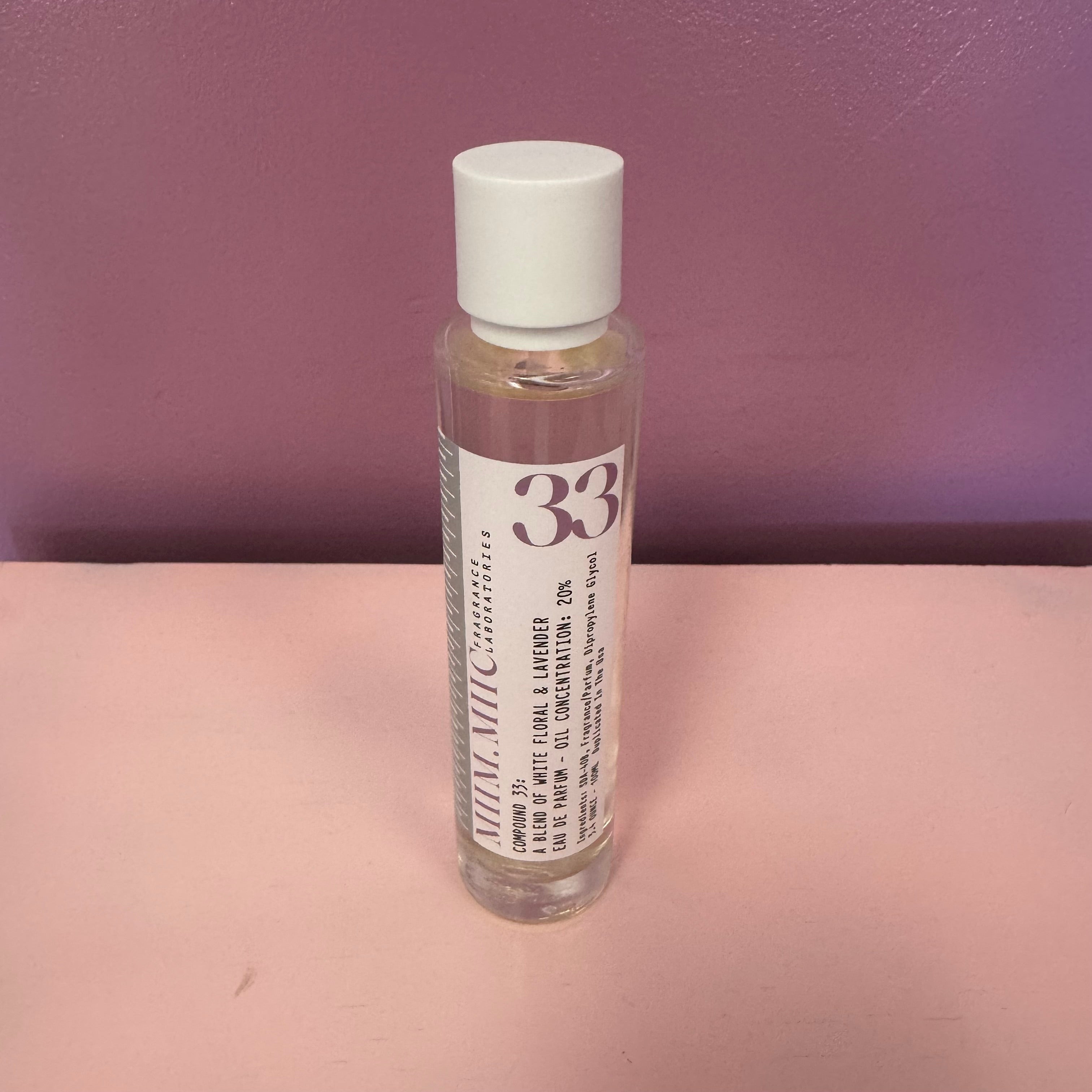 Compound 33 White Floral & Lavender Eau de Parfum (20% Oil Concentration)