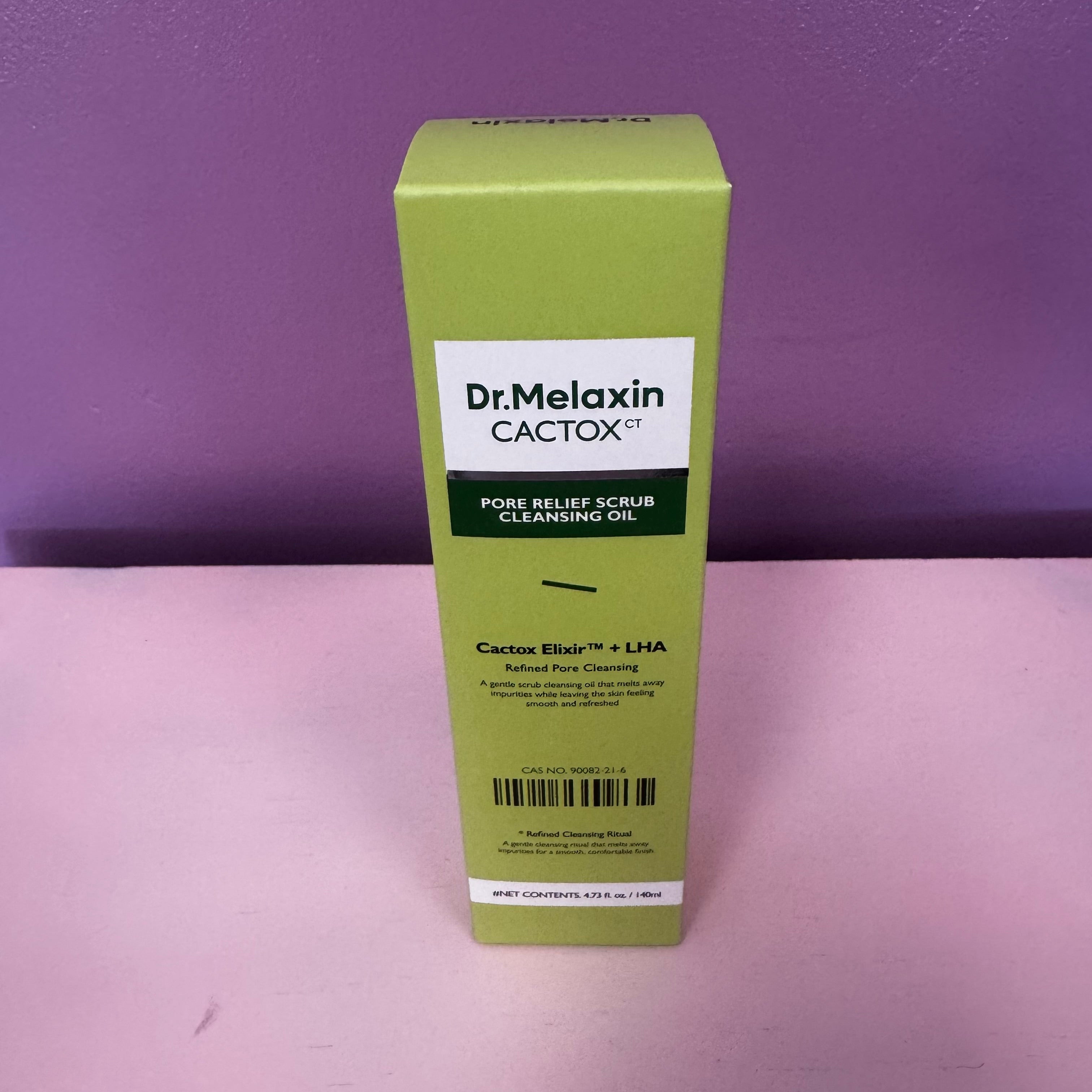 Dr. Melaxin Cactox CT Pore Relief Scrub Cleansing Oil (140 mL / 4.73 fl oz)
