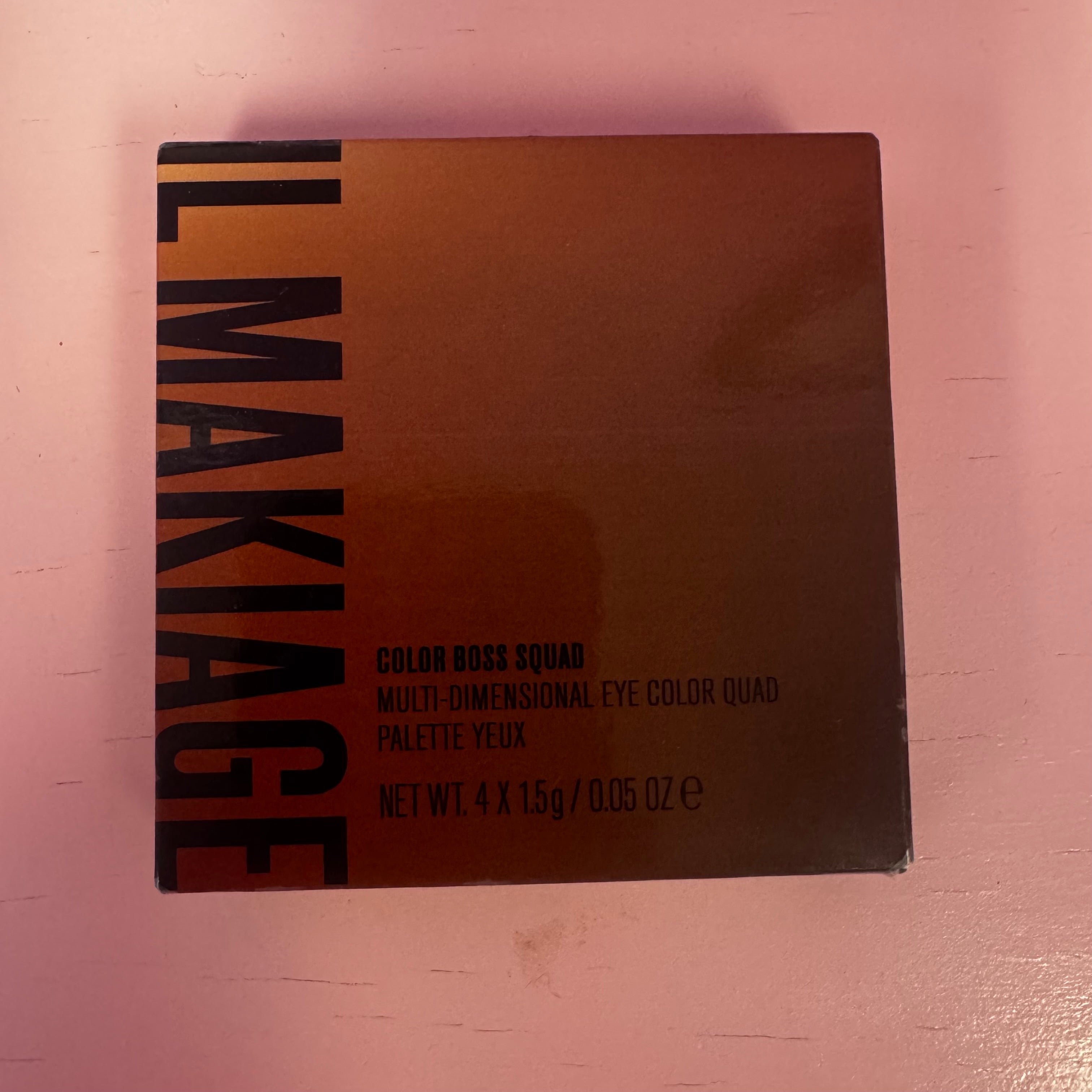 IL MAKIAGE Color Boss Squad Multi‑Dimensional Eye Color Quad (4 × 1.5 g / 0.05 oz)