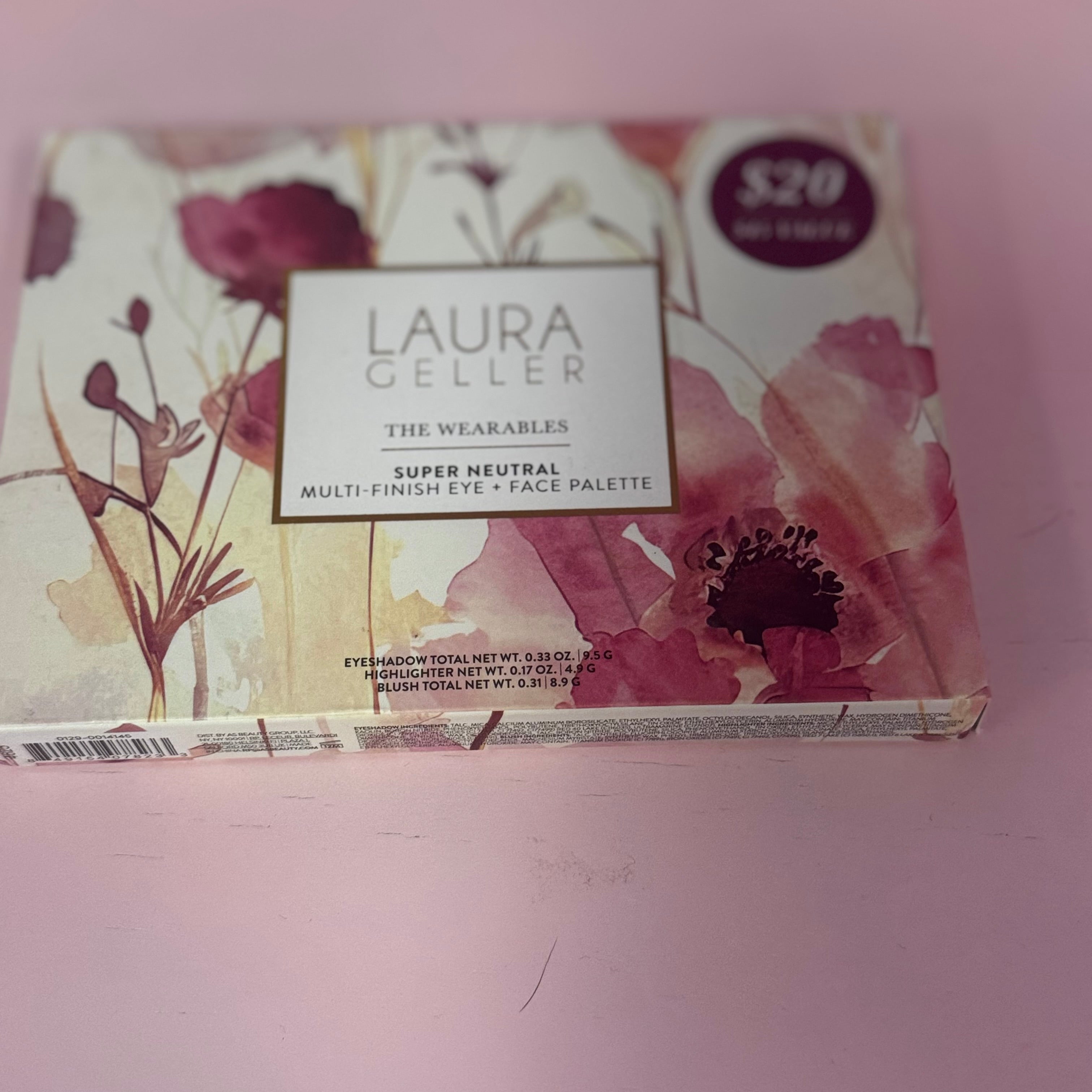 Laura Geller The Wearables Super Neutral Multi‑Finish Eye + Face Palette.