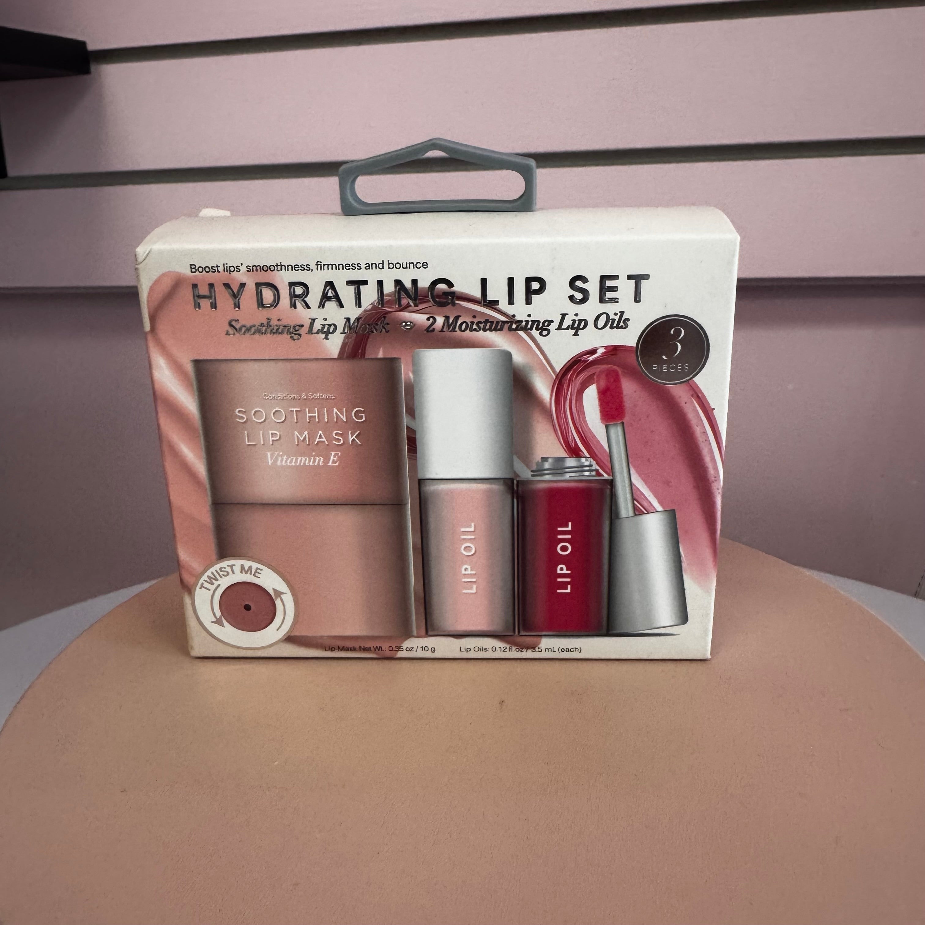 Hydrating Lip Set – Soothing Lip Mask (Vitamin E) + Moisturizing Lip Oil – Full Size Set