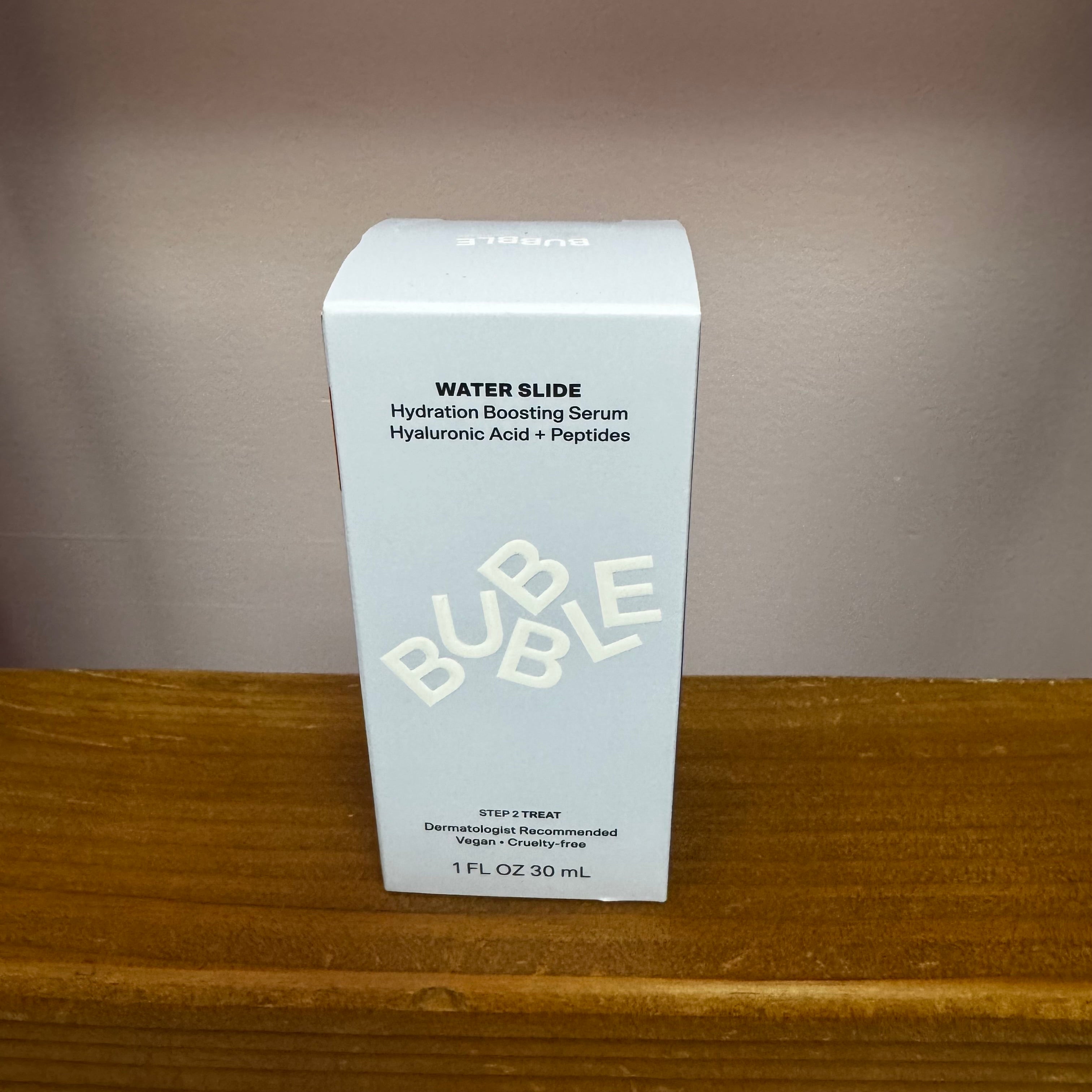 Bubble Water Slide Hydration Boosting Serum – Hyaluronic Acid + Peptides (1 fl oz / 30 mL)