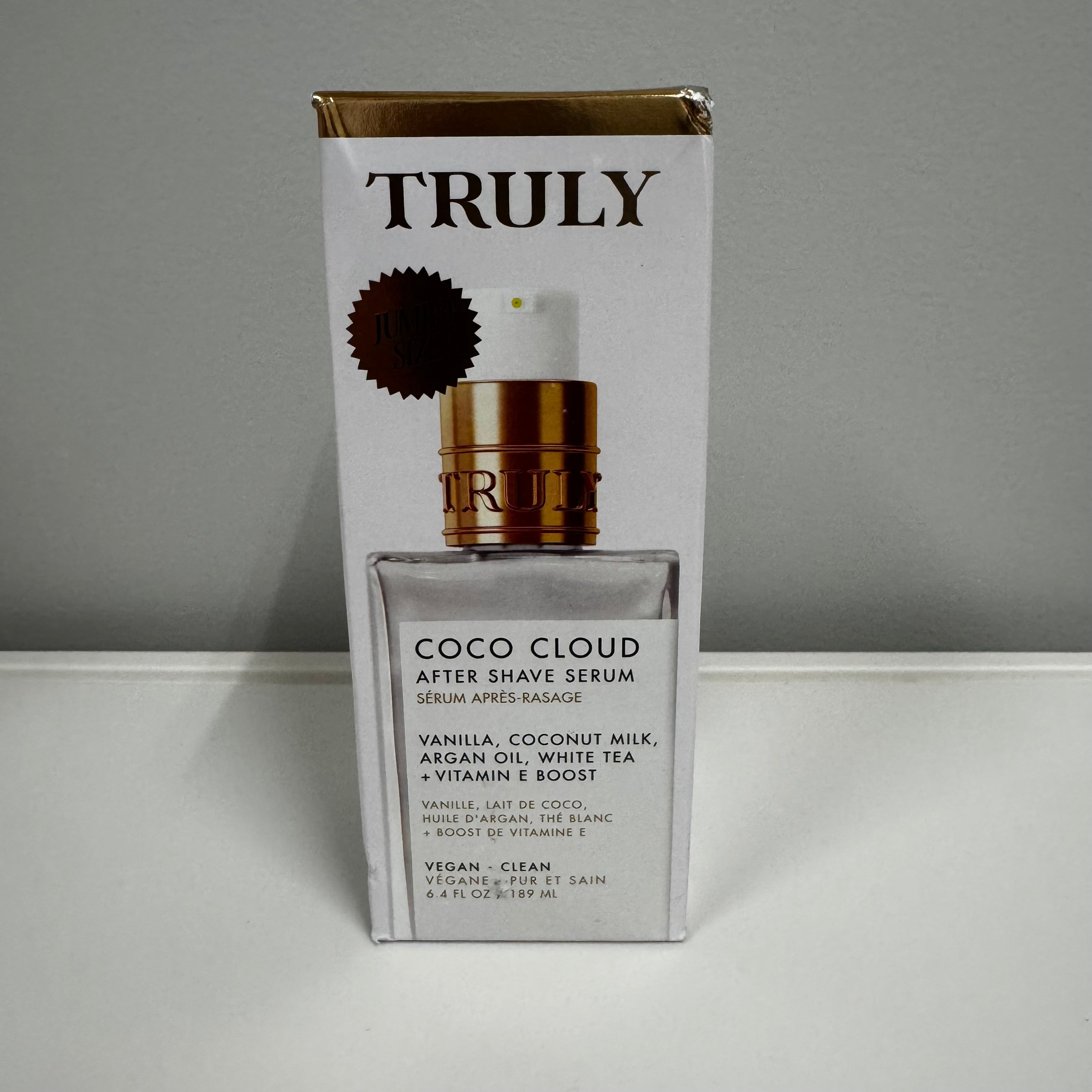 Truly – Coco Cloud After Shave Serum (Jumbo Size, 6.4 fl oz)