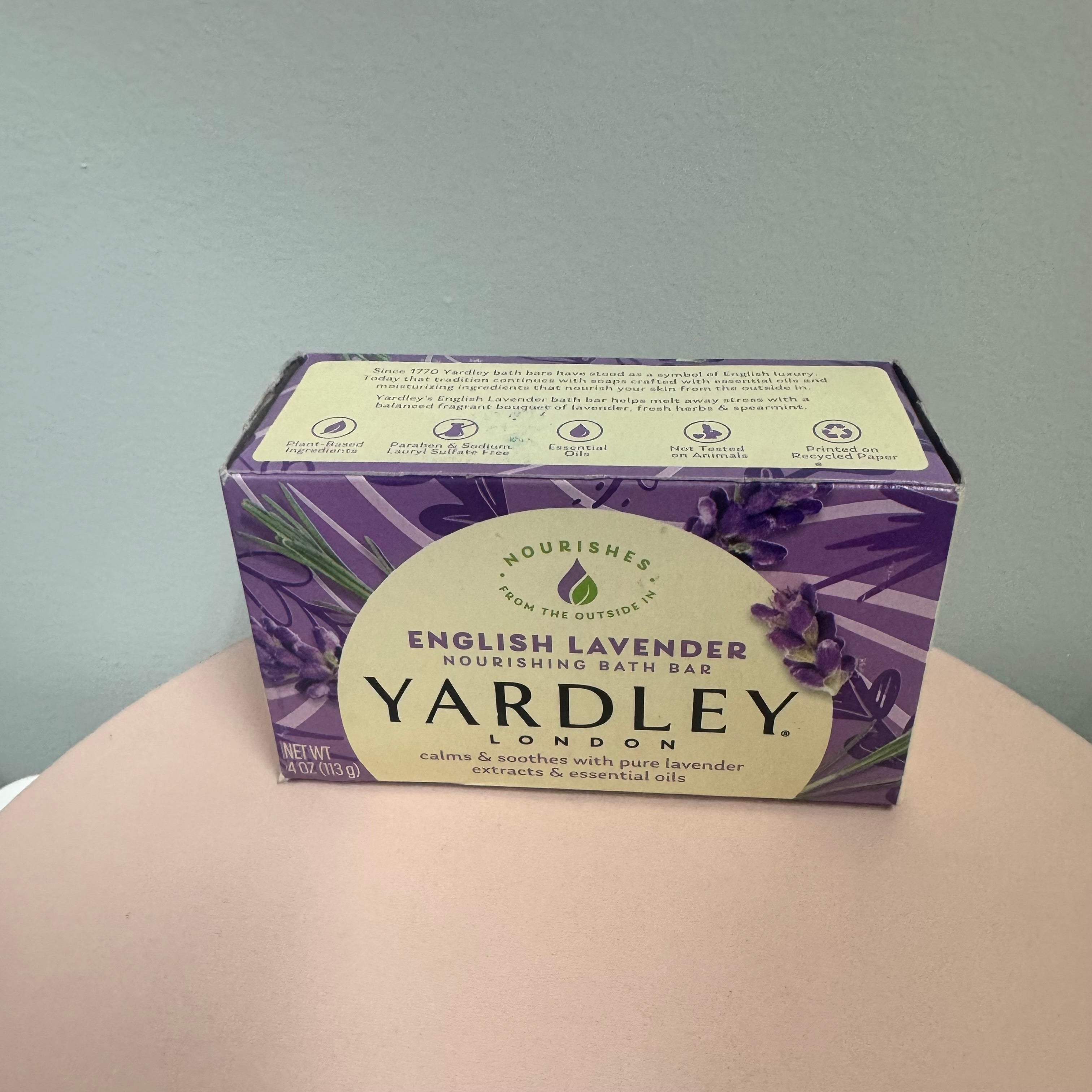 Yardley London English Lavender Nourishing Bath Bar (4 oz / 113 g)
