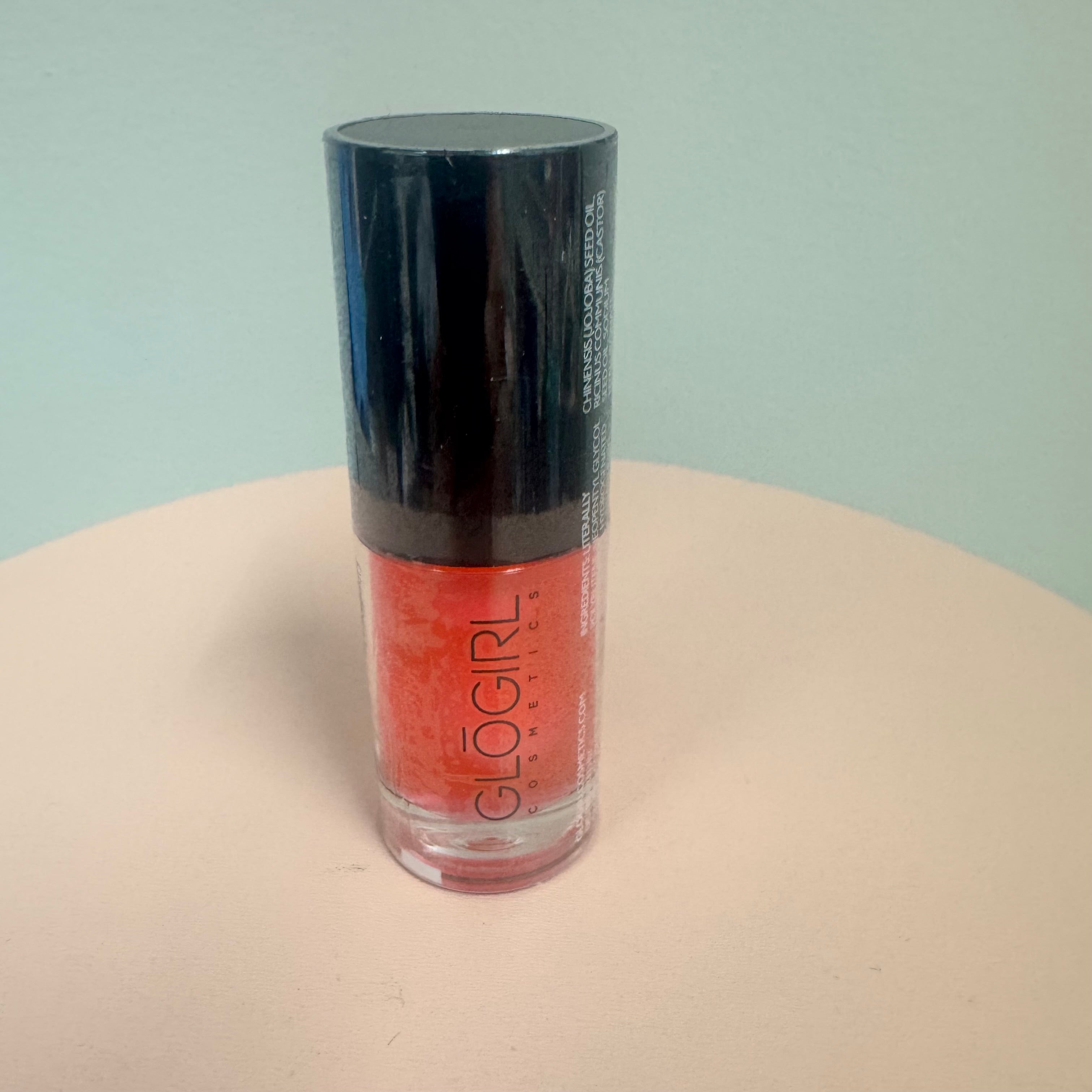 GLŌGIRL Cosmetics Lip Gloss – Bright Coral (0.25 fl oz / 7.5 mL)