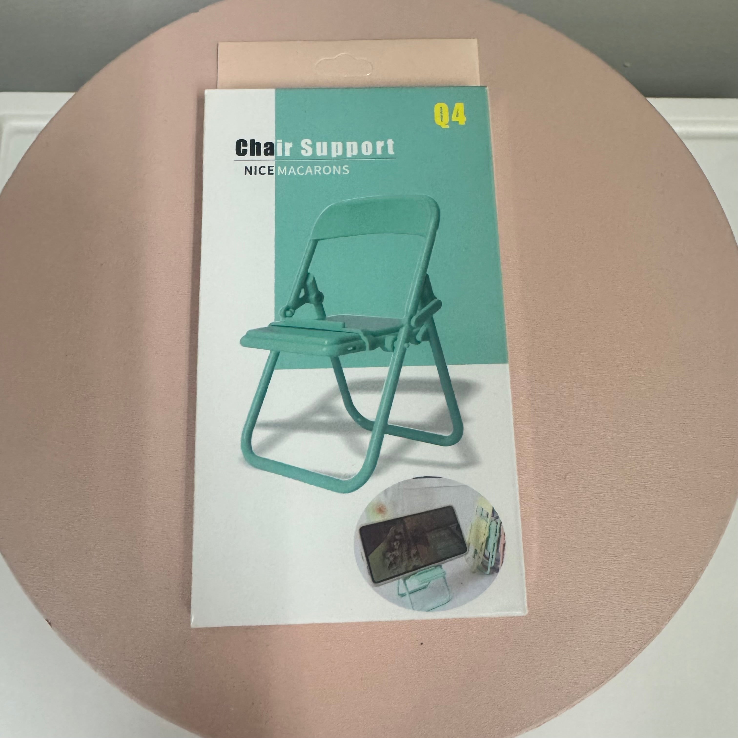Nice Macarons Chair Support Q4 Mini Stand – Mint Green Folding Holder