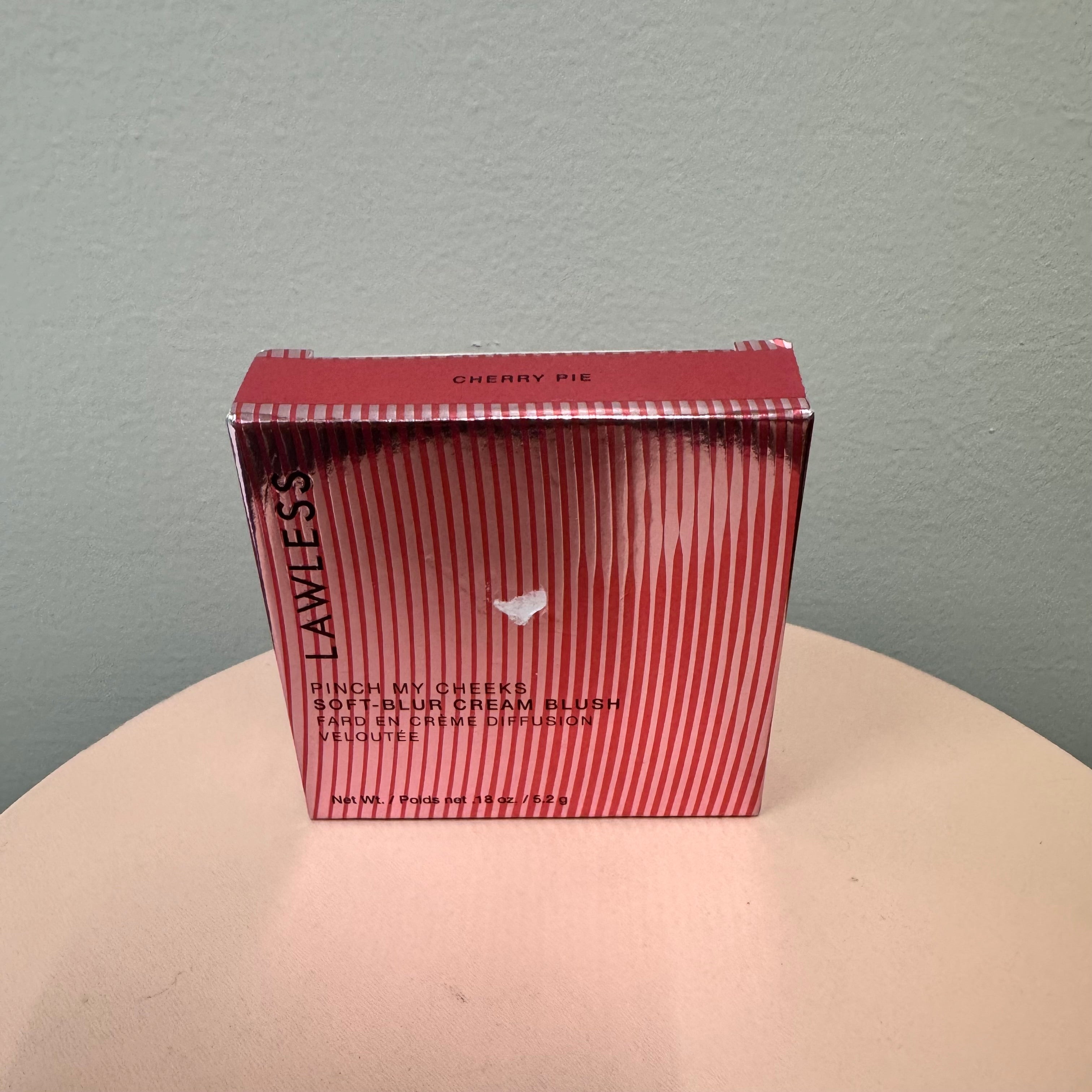 Lawless Pinch My Cheeks Soft‑Blur Cream Blush – Cherry Pie