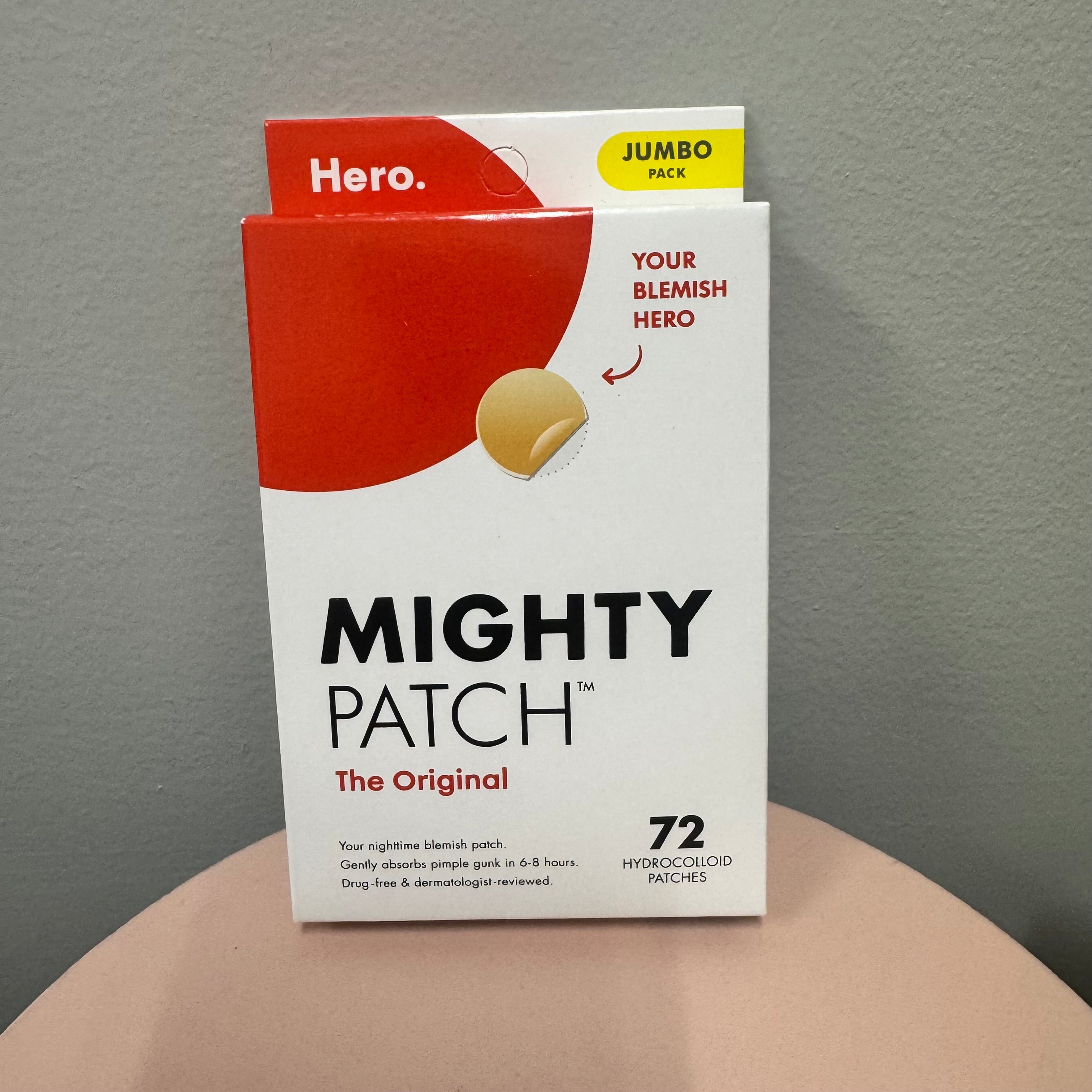 Hero Cosmetics Mighty Patch The Original – Jumbo Pack (72 Hydrocolloid Patches)