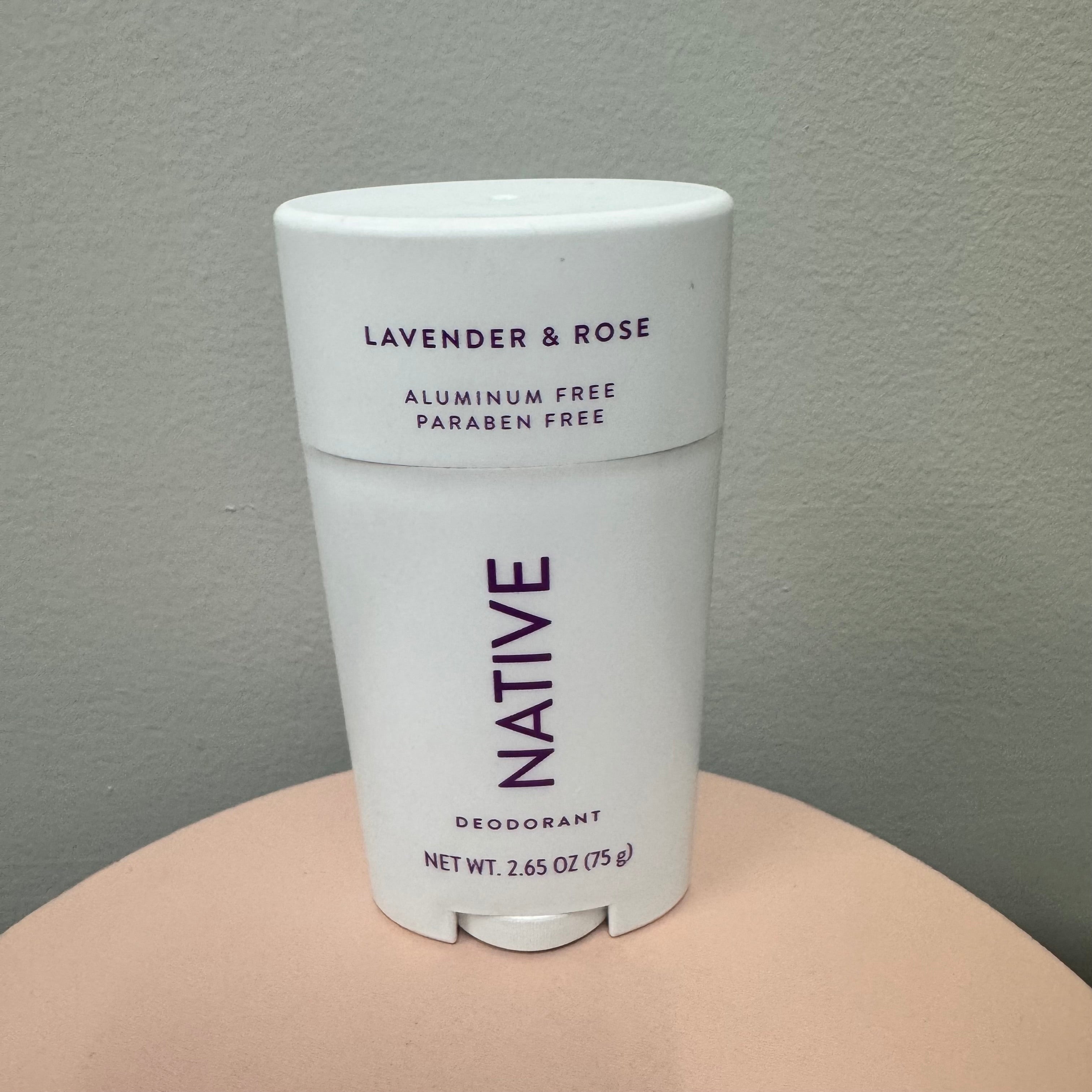 Native Deodorant – Lavender & Rose (2.65 oz / 75 g)