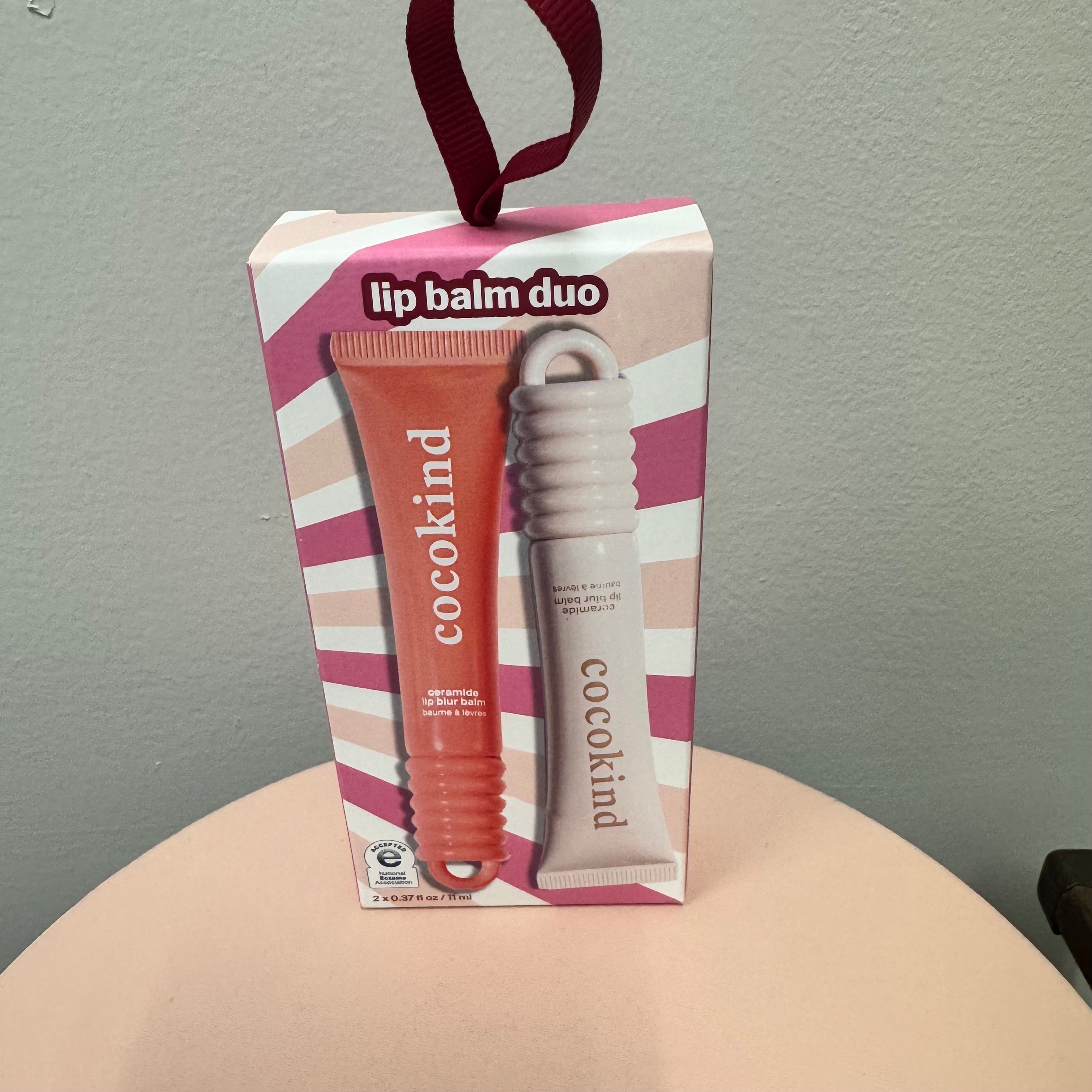 cocokind Lip Balm Duo – Ceramide Lip Blur Balms (2 × 0.37 fl oz / 11 mL)