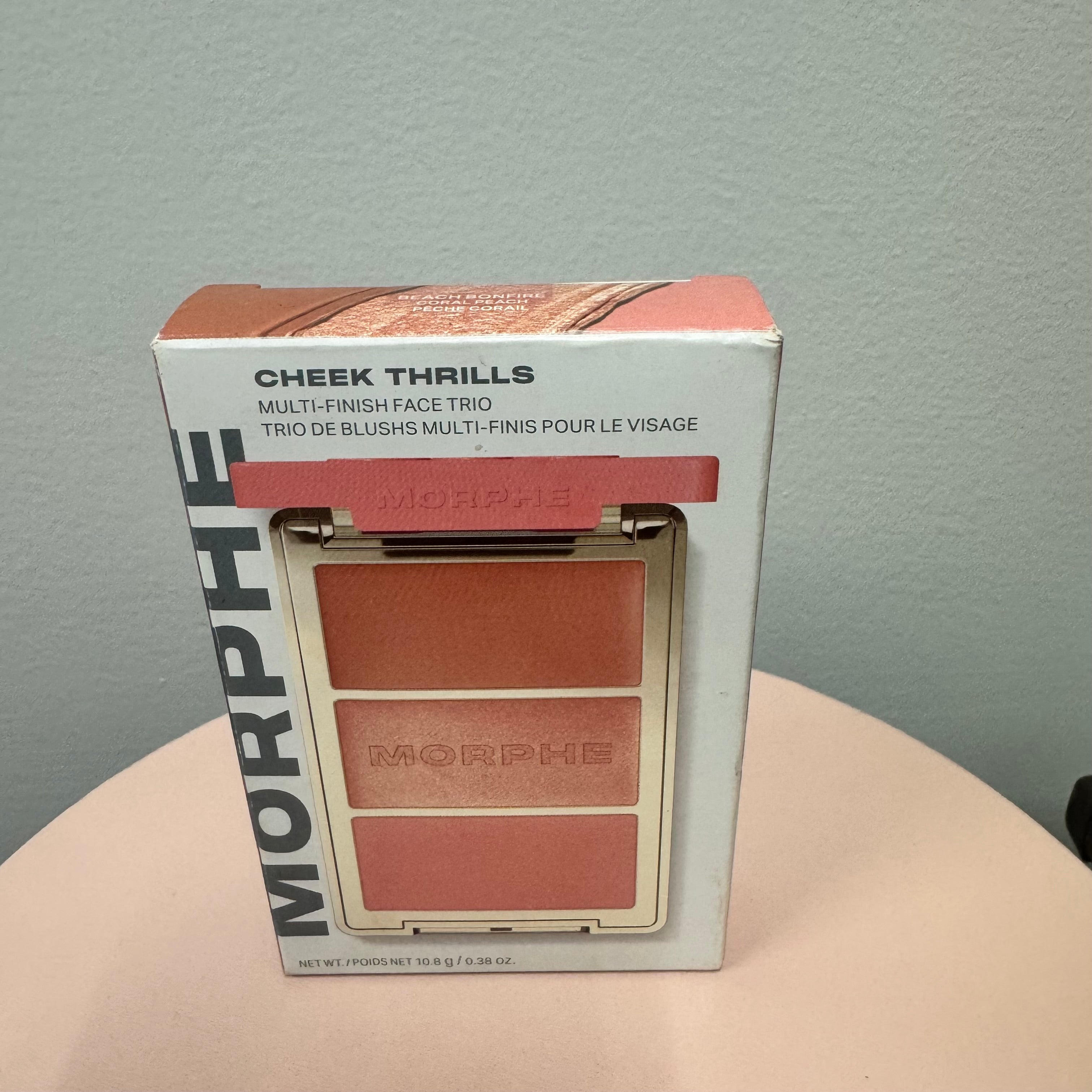 Morphe Cheek Thrills Multi‑Finish Face Trio (10.8 g / 0.38 oz)