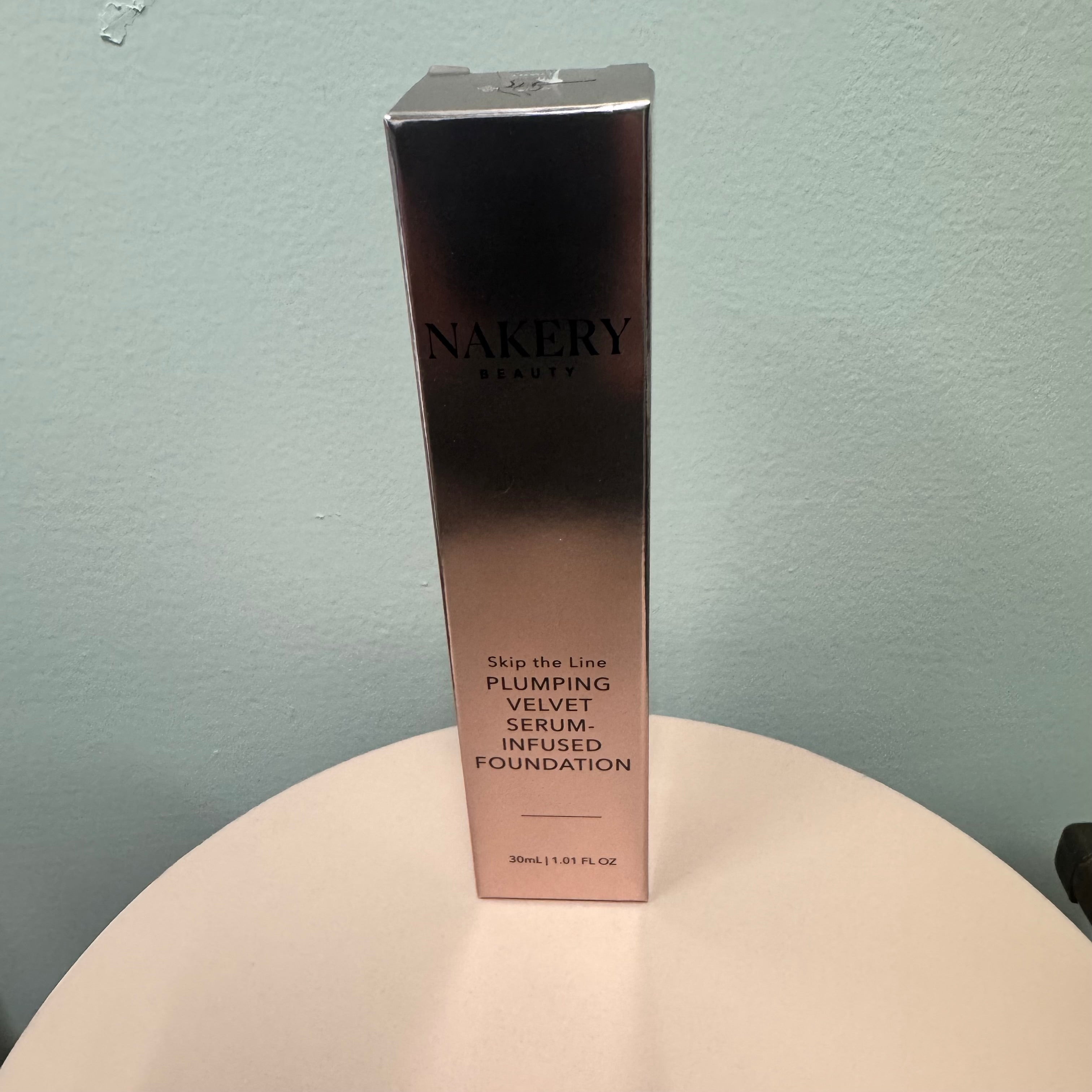 Nakery Beauty Skip the Line Plumping Velvet Serum‑Infused Foundation (30 mL / 1.01 fl oz)