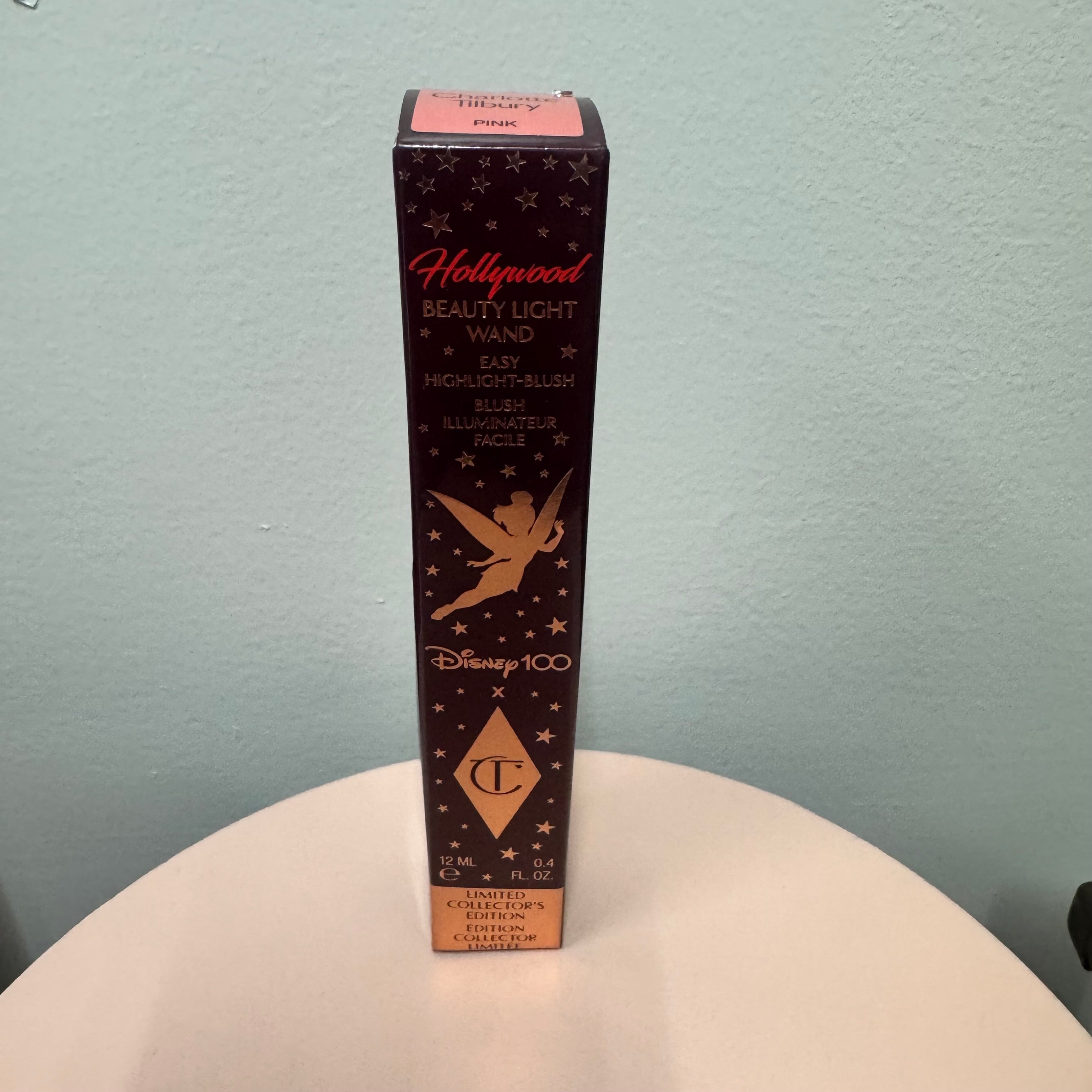Charlotte Tilbury × Disney 100 Hollywood Beauty Light Wand – Pink (12 mL / 0.4 fl oz)