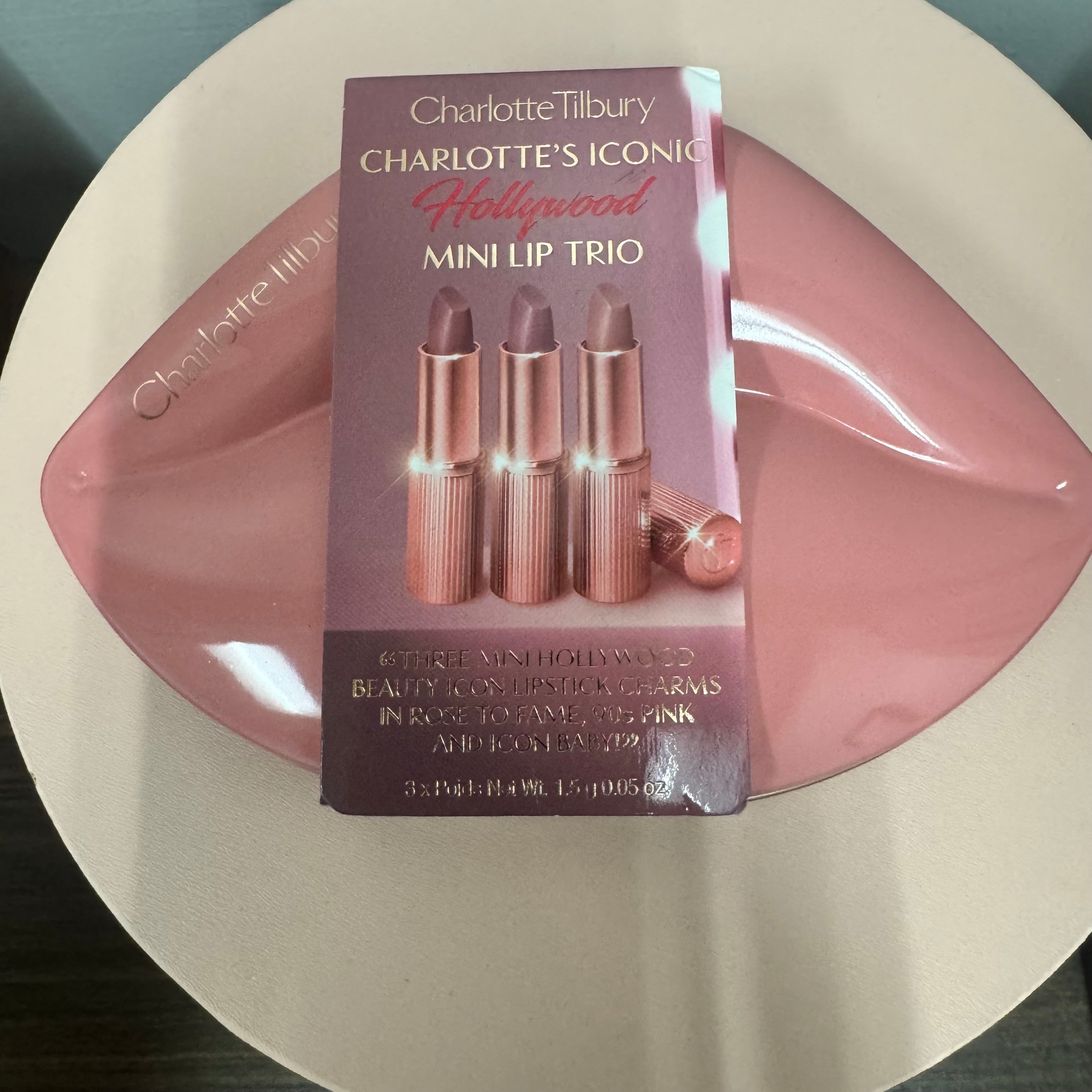 Charlotte Tilbury Charlotte’s Iconic Hollywood Mini Lip Trio (3 × 1 g / 0.05 oz)