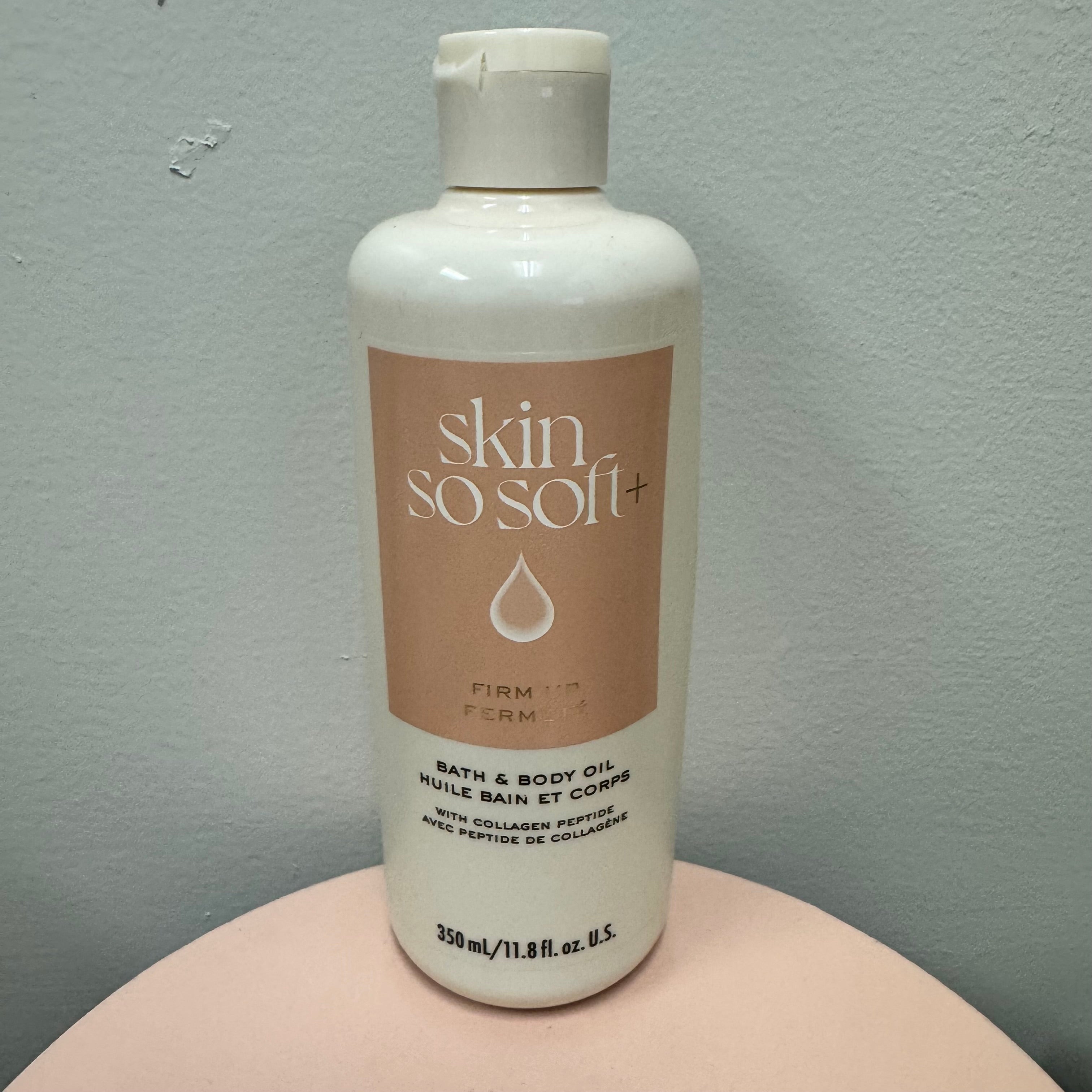 AVON Skin So Soft+ Firm Bath & Body Oil with Collagen Peptide (11.8 fl oz / 350 mL)