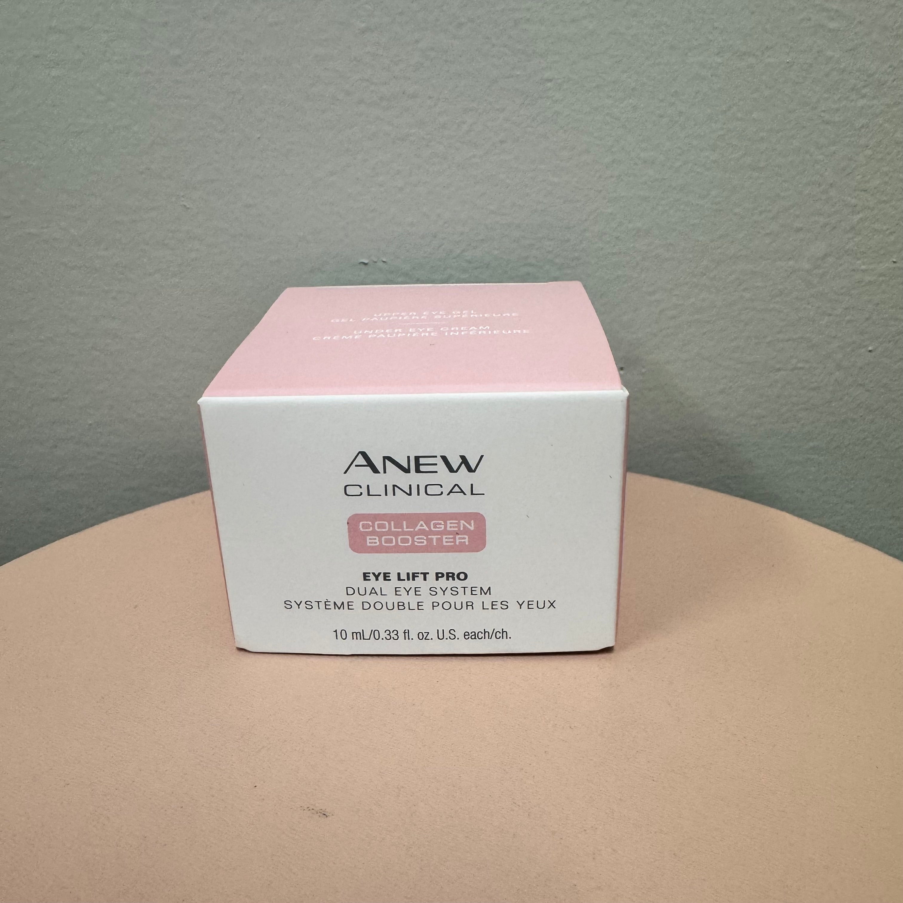 AVON ANEW Clinical Collagen Booster Eye Lift Pro Dual Eye System (0.33 fl oz each / 10 mL total)