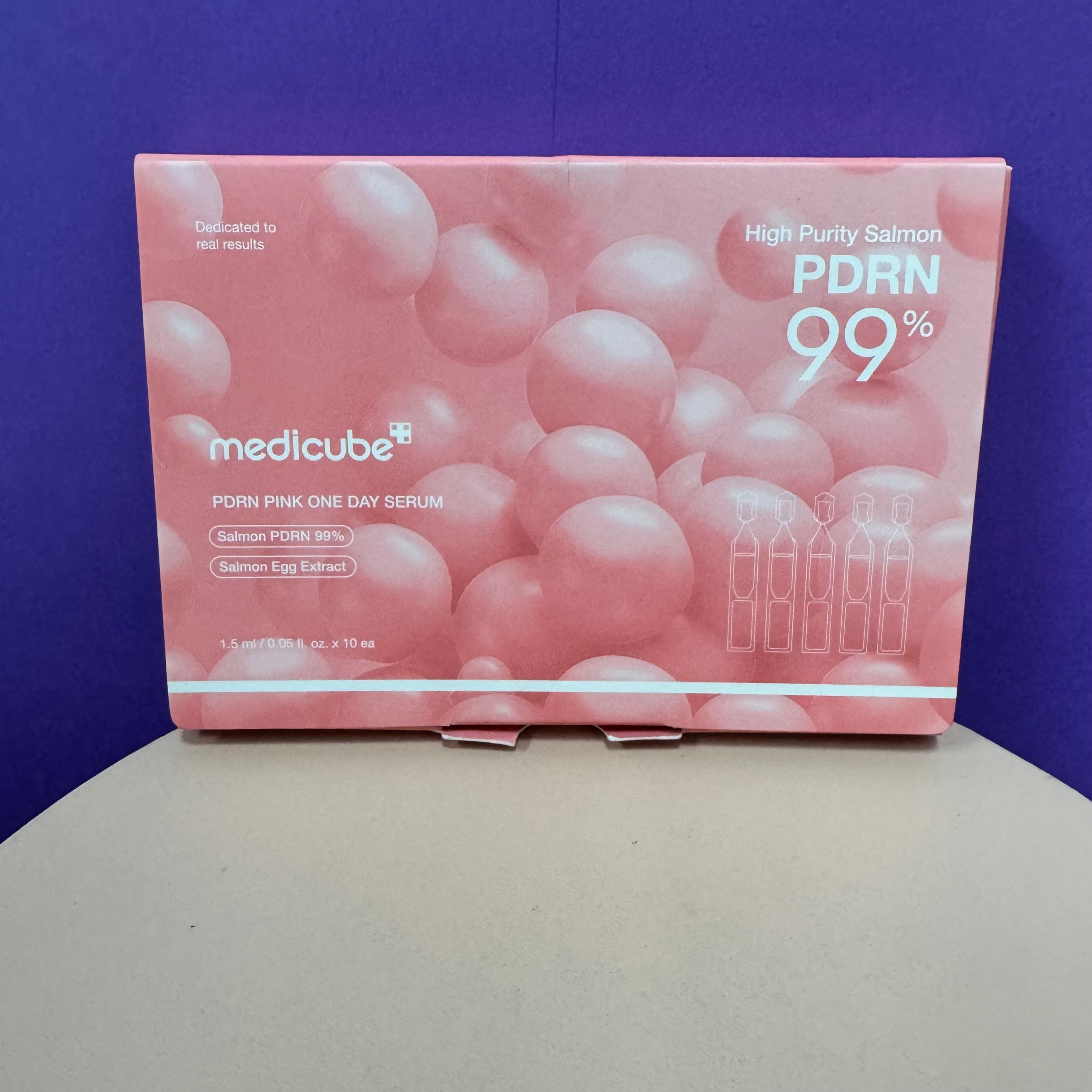 Medicube PDRN Pink One Day Serum (10 vials × 1.5 mL)