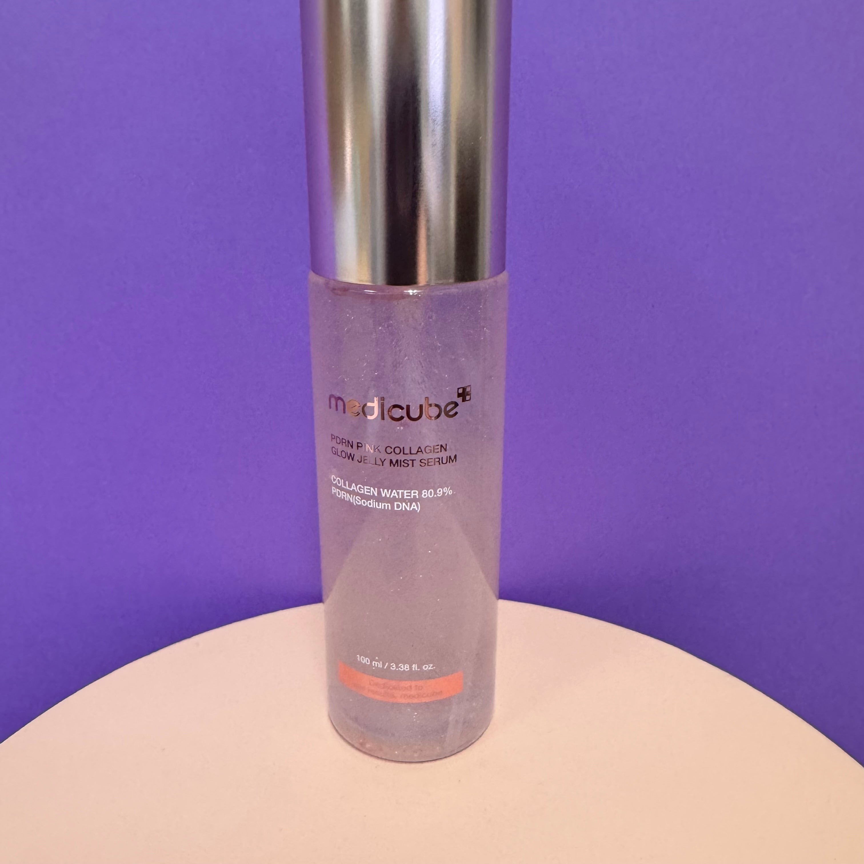 Medicube PDRN Pink Collagen Glow Jelly Mist Serum (3.38 oz / 100 mL)