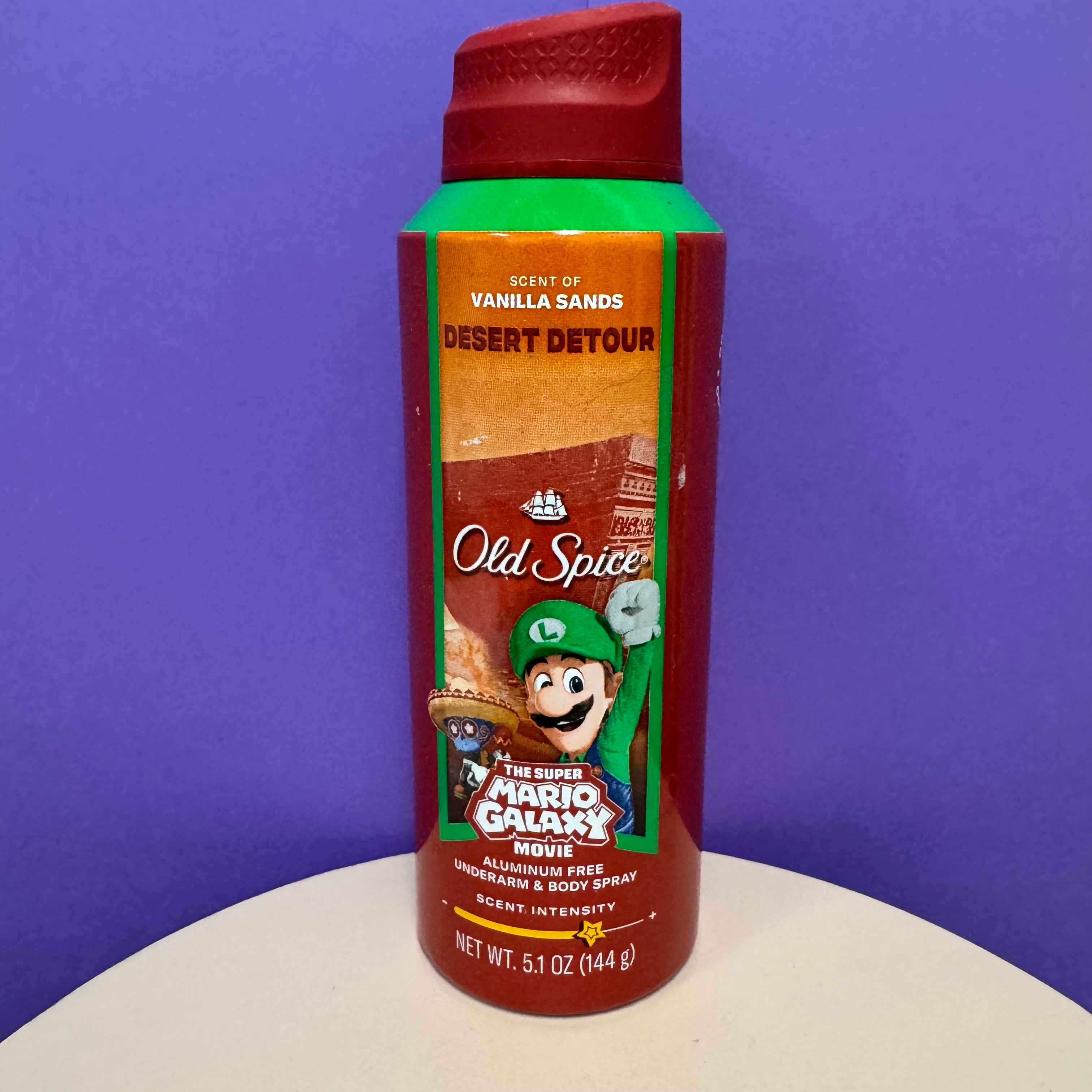 Old Spice Desert Detour Body Spray – Super Mario Galaxy Edition (5.1 oz / 144 g)