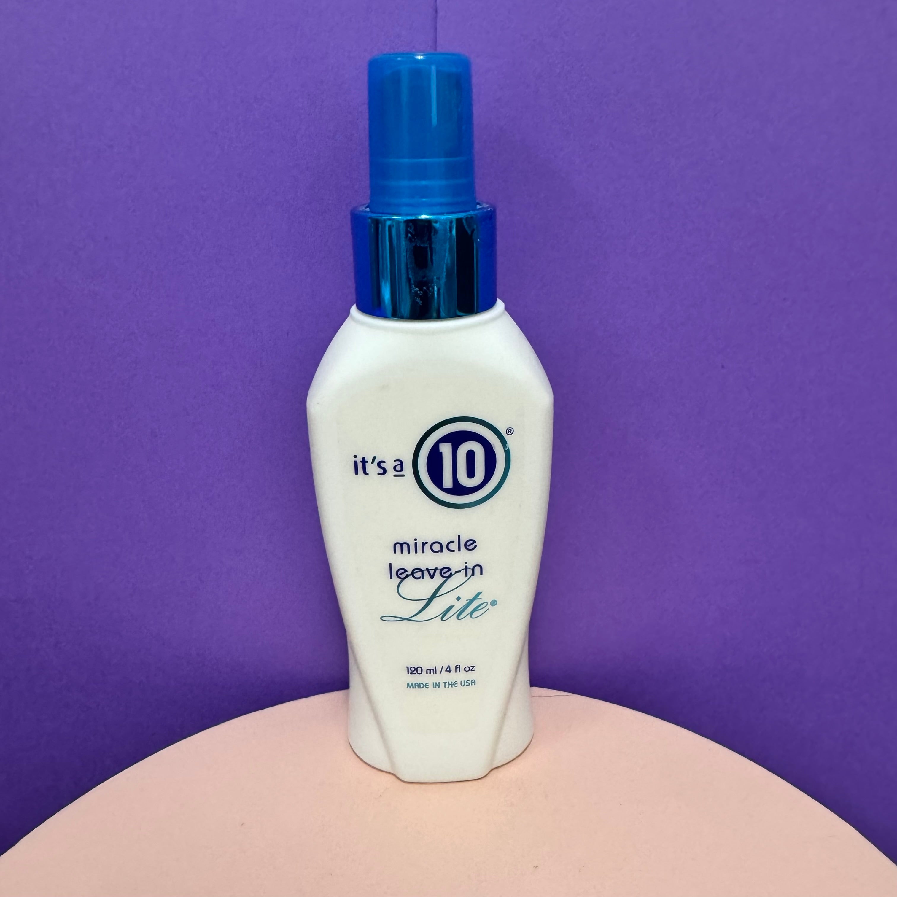 It’s a 10 Miracle Leave‑In Lite (4 oz / 120 mL)