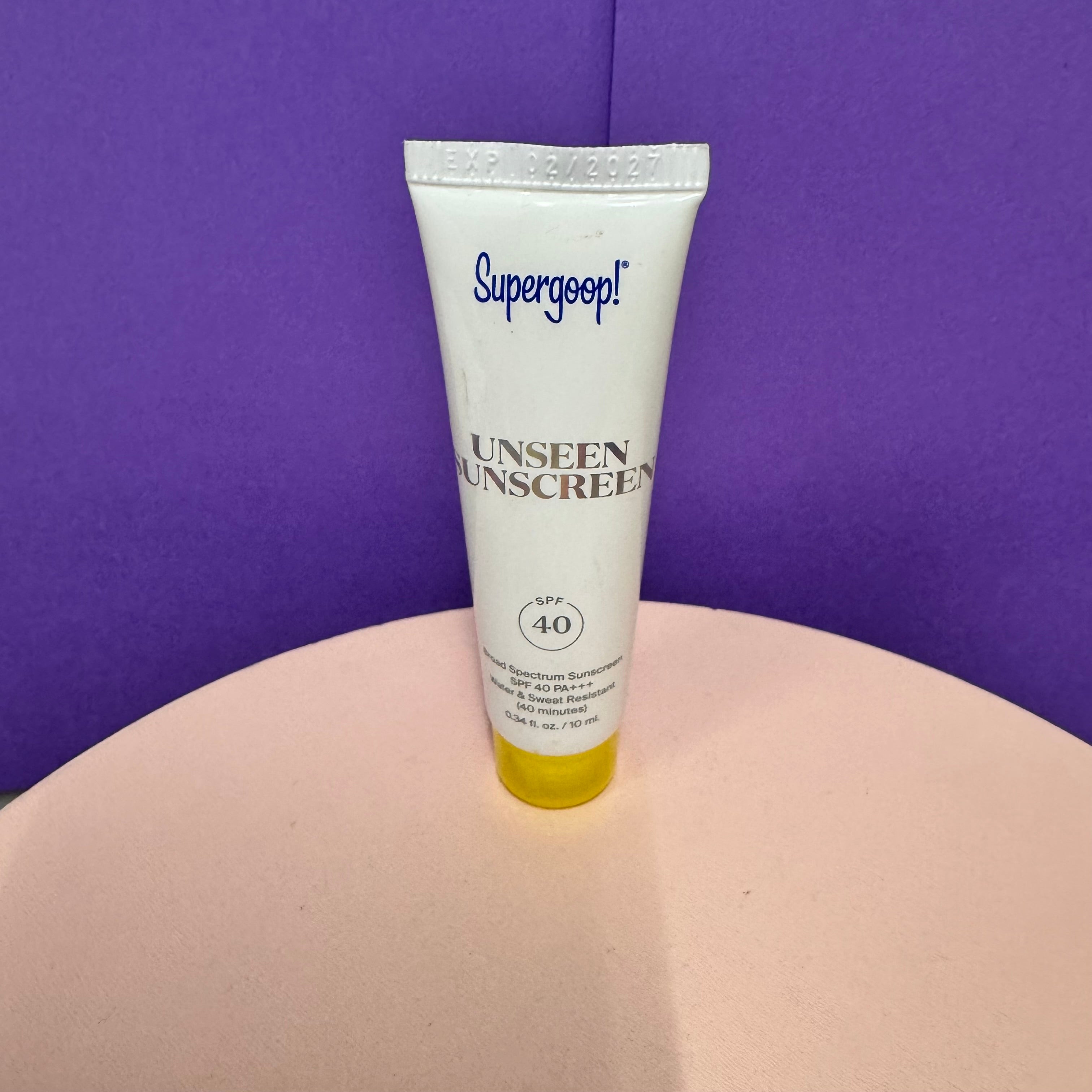 Supergoop! Unseen Sunscreen SPF 40 (10 mL Mini)