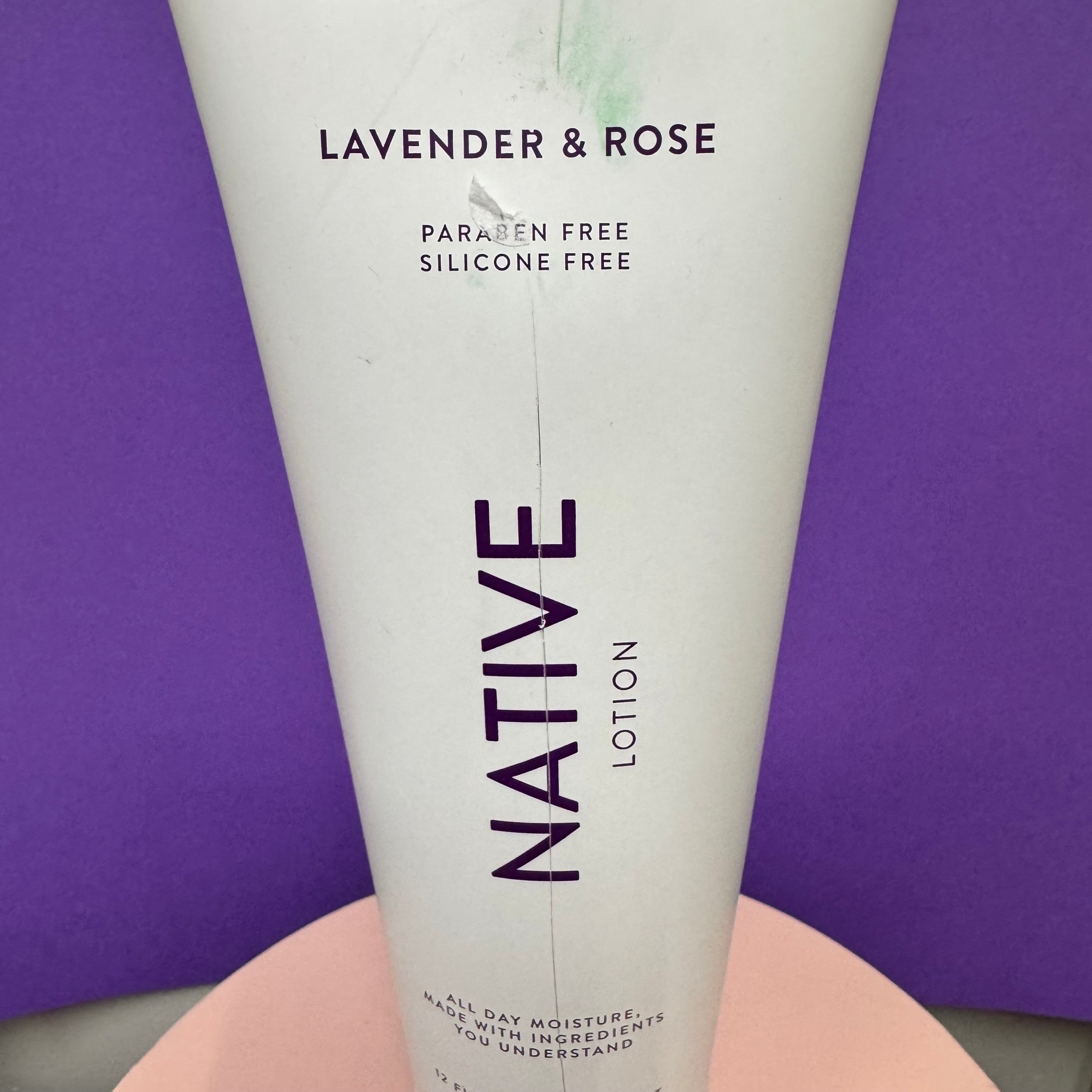 Native Lavender & Rose Lotion (12 oz)