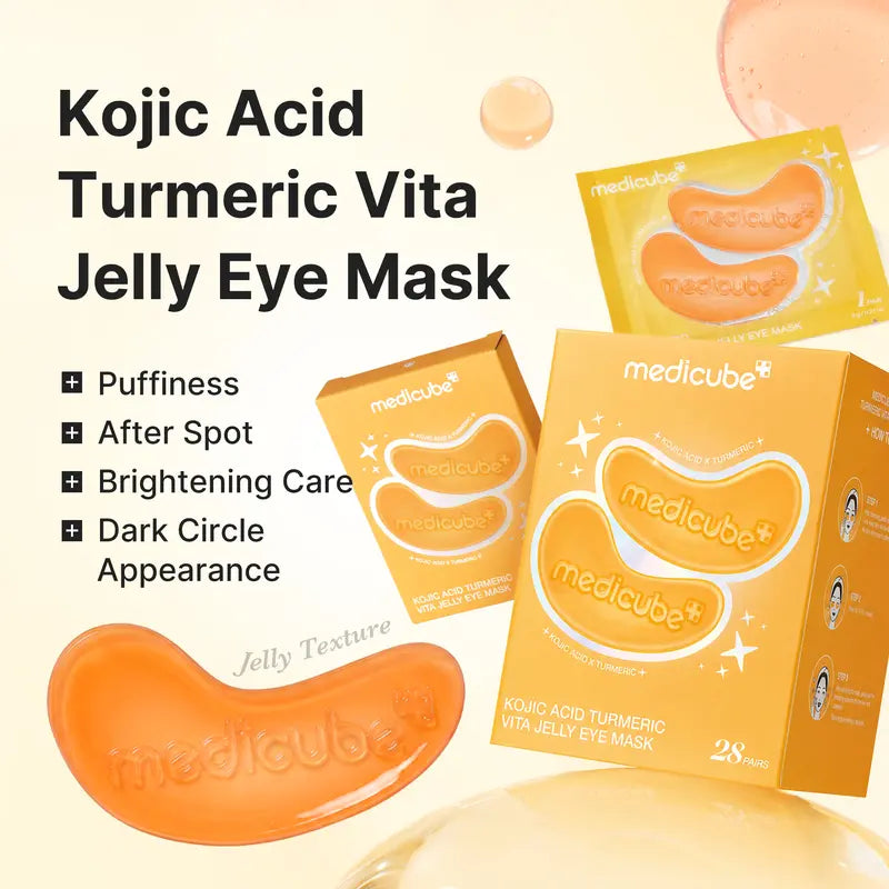 Medicube Kojic Acid Tumeric Vita Jelly Eye Mask (1)