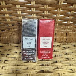 Tom Ford Luxury Fragrance Duo | Soleil Neige & Electric Cherry Travel Sprays | 2-Piece Set