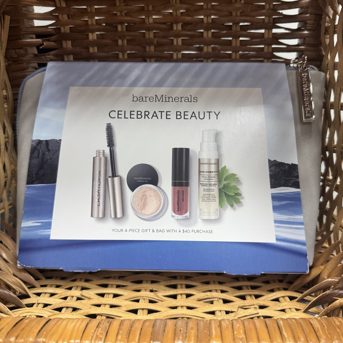 bareMinerals Celebrate Beauty 4-Piece Gift Set with Cosmetic Bag