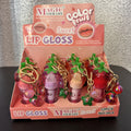 Magic Your Life Color Fruit Sweet Lip Gloss Keychain (1 Count)