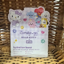 The Crème Shop x Hello Kitty & BT21 Hydration Burst Printed Essence Sheet Mask