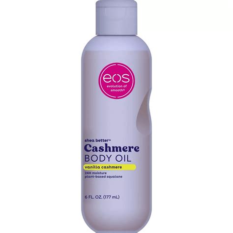 EOS Shea Better Cashmere Body Oil - Vanilla Cashmere, 6 fl oz