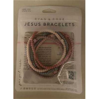 Ryan & Rose Jesus Bracelets – 5‑Piece Set